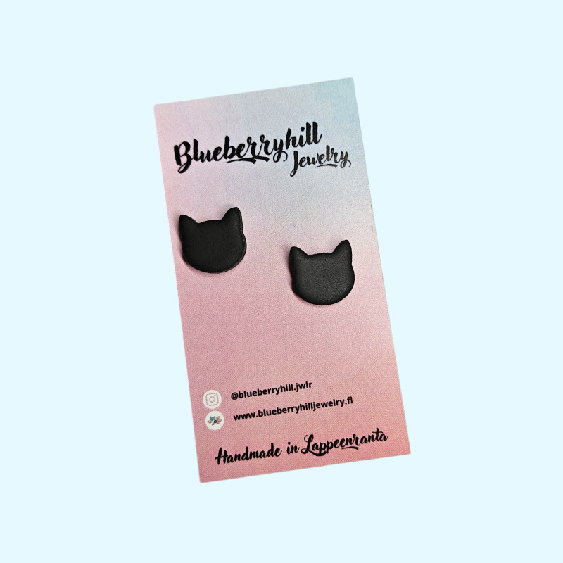 Nappikorvis Kissa Musta Nappikorvis Kissa Musta