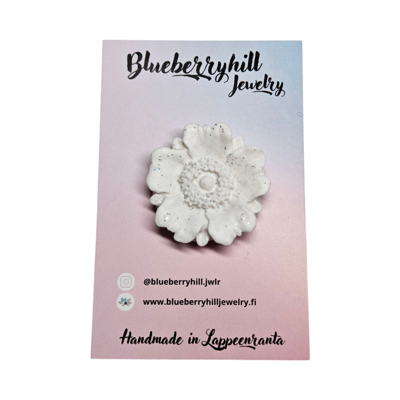 Magneetti Poppy valkoinen Magneetti Poppy valkoinen