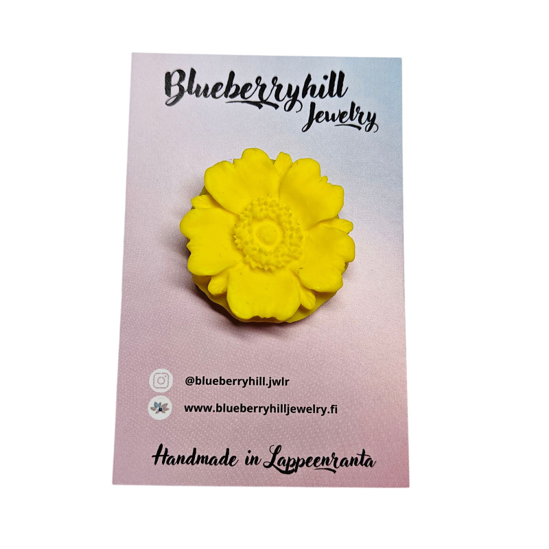 Magneetti Poppy keltainen