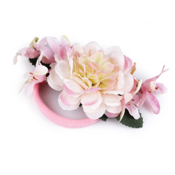 Kukkahiuslenkki Pale Pink