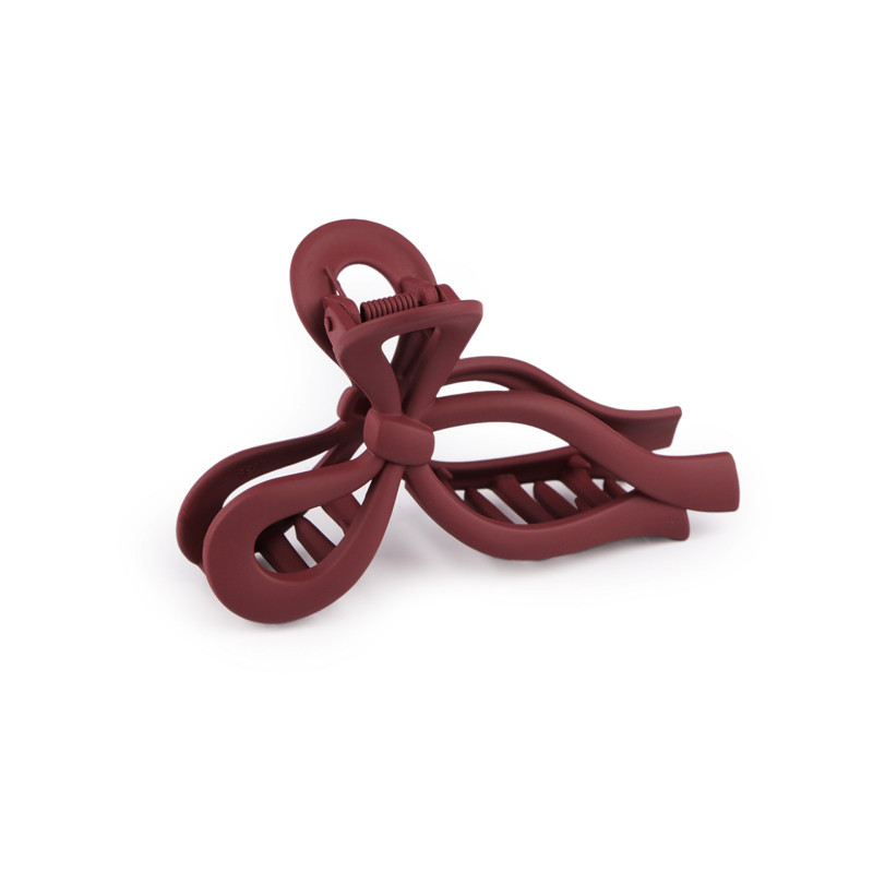 Rusetti Hainhammas hiusklipsi viininpunainen Rusetti Hainhammas hiusklipsi viininpunainen