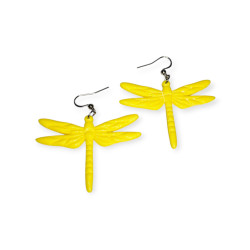 Sudenkorento korvakorut keltainen