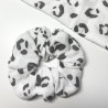 Scrunchie Leopardi, valkoinen Scrunchie Leopardi, valkoinen