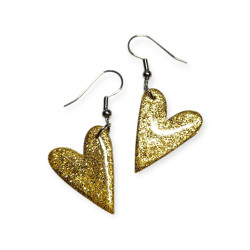 Herttaset Sydänkorvakorut kulta