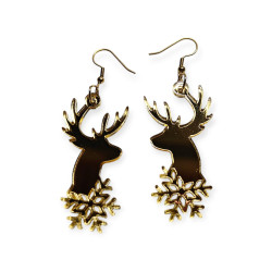 Poro Korvakorut peiliakryyli, kulta