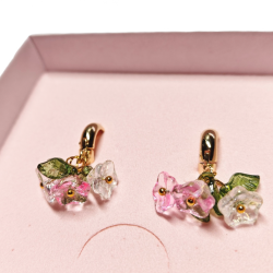 Korvakorut Blossom vaaleanpunainen