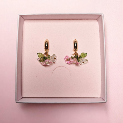 Korvakorut Blossom vaaleanpunainen