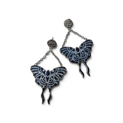 Korvakorut Luna Moth Dark Navy